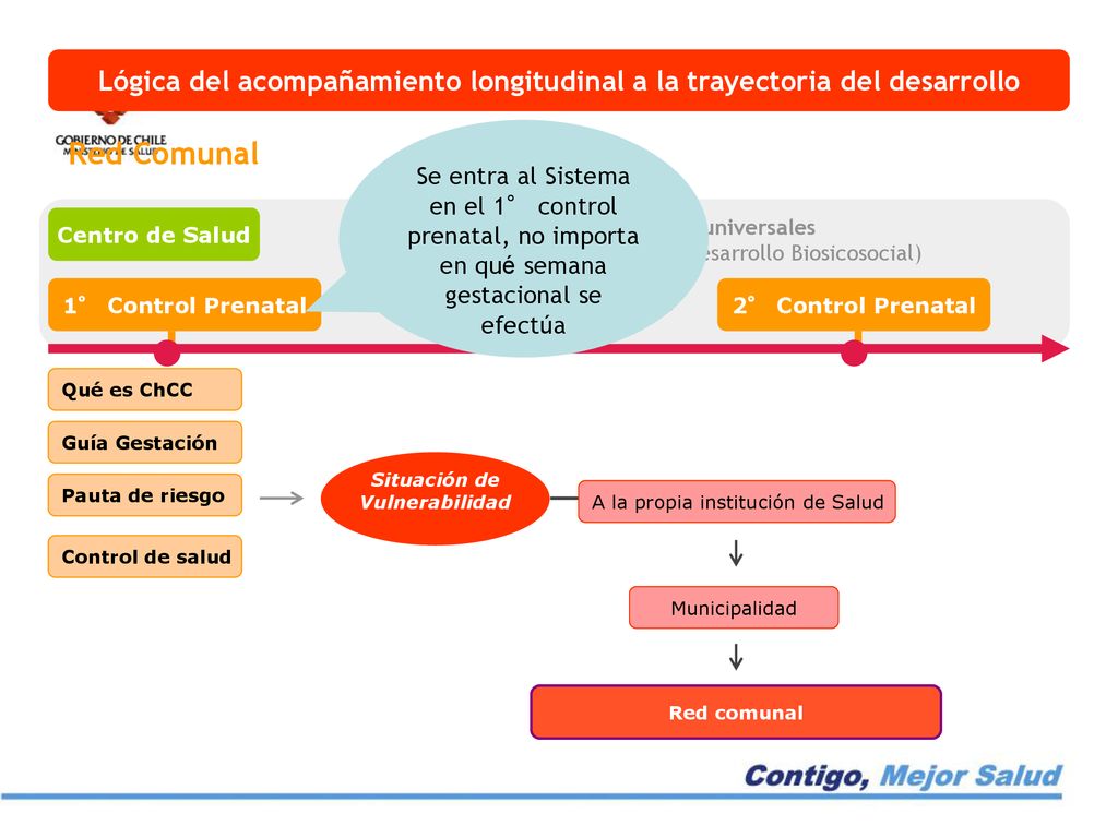 Lógica del acompañamiento longitudinal a la trayectoria del desarrollo