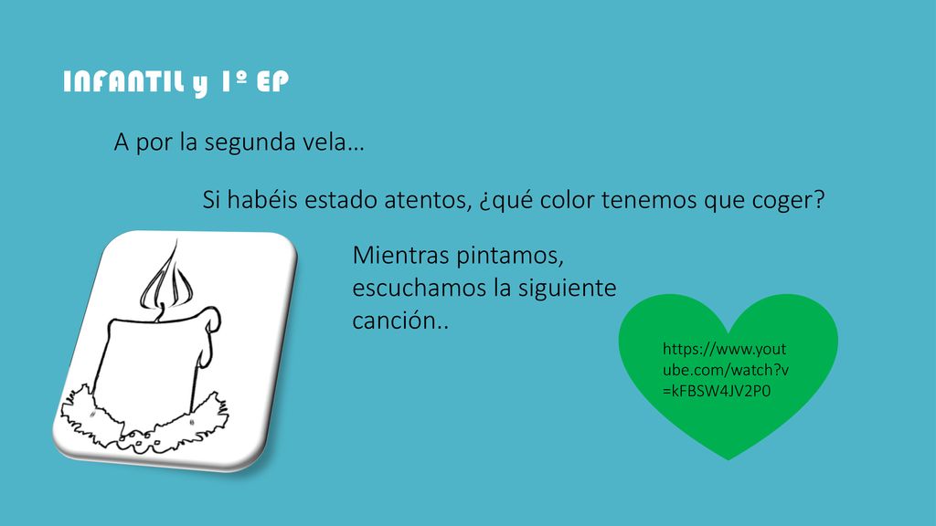 INFANTIL y 1º EP A por la segunda vela…