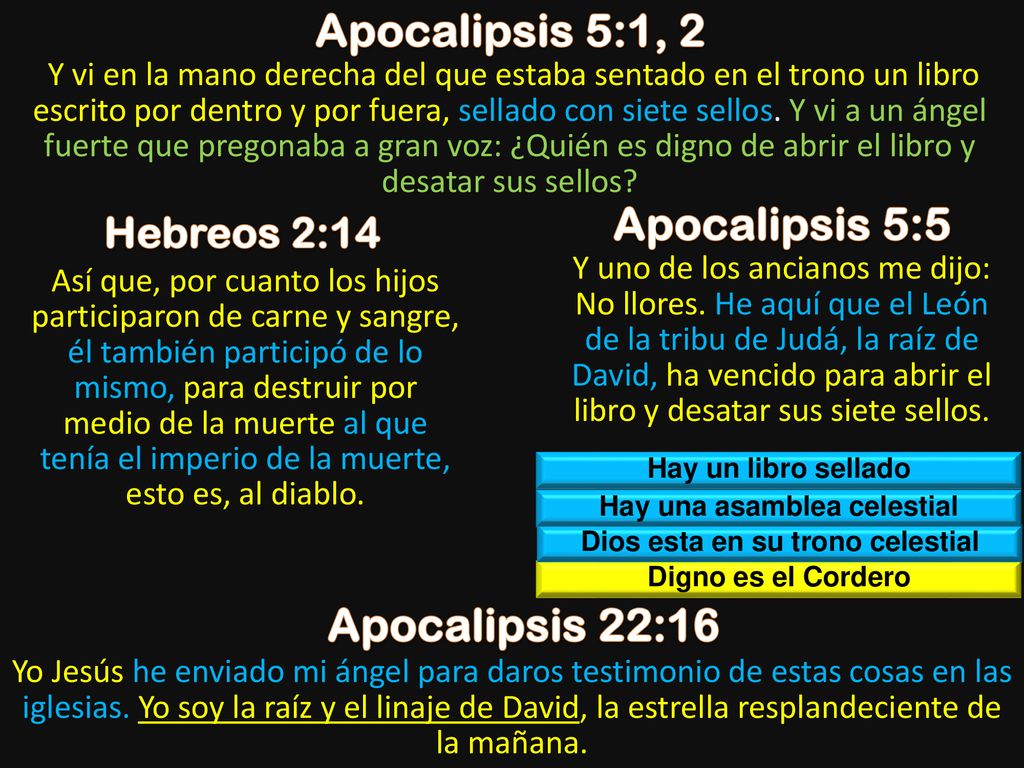 Hay una asamblea celestial Dios esta en su trono celestial