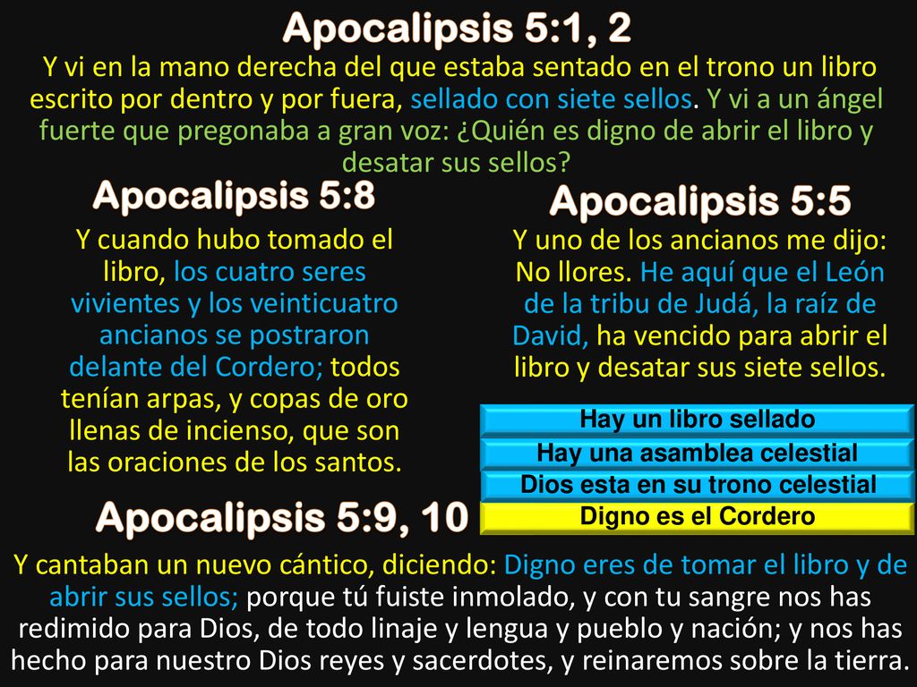 Hay una asamblea celestial Dios esta en su trono celestial