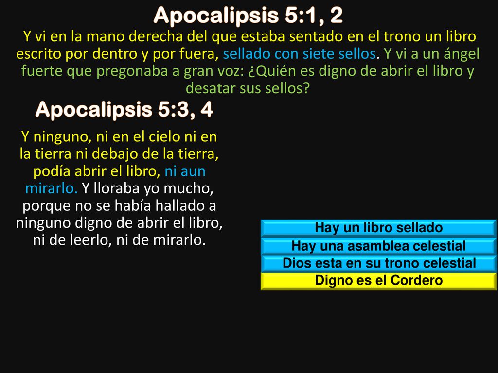 Hay una asamblea celestial Dios esta en su trono celestial