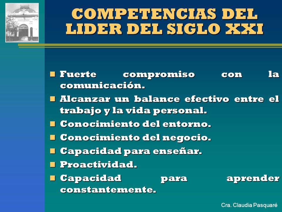 COMPETENCIAS DEL LIDER DEL SIGLO XXI