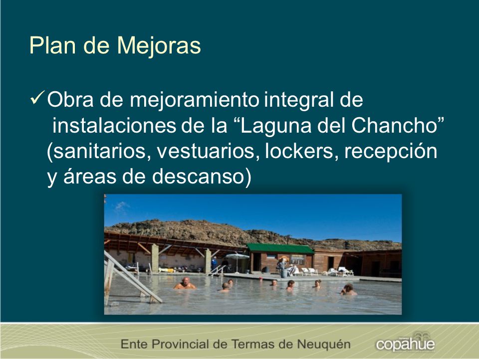 Plan de Mejoras Obra de mejoramiento integral de