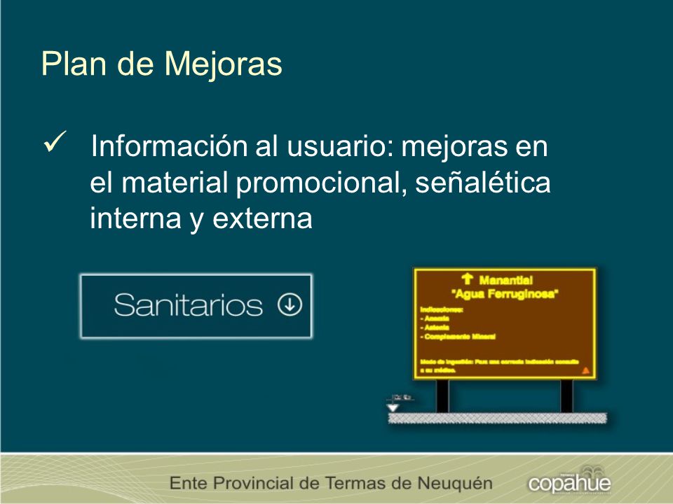 Información al usuario: mejoras en