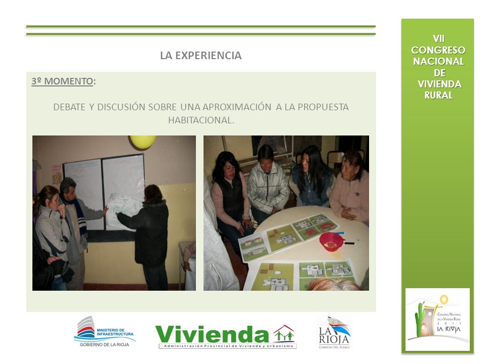 DEBATE Y DISCUSIÓN SOBRE UNA APROXIMACIÓN A LA PROPUESTA HABITACIONAL.