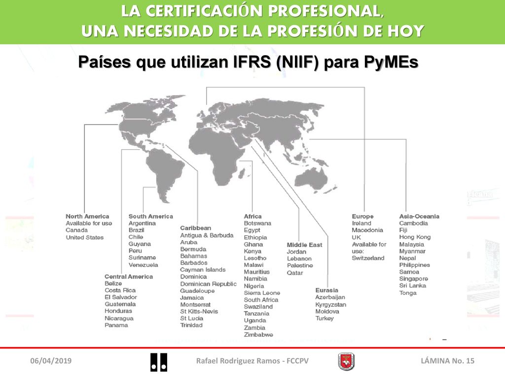 LA CERTIFICACIÓN PROFESIONAL, UNA NECESIDAD DE LA PROFESIÓN DE HOY