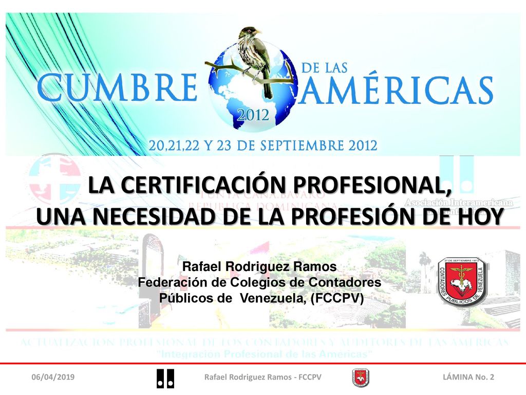 LA CERTIFICACIÓN PROFESIONAL, UNA NECESIDAD DE LA PROFESIÓN DE HOY