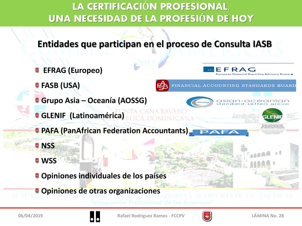 LA CERTIFICACIÓN PROFESIONAL, UNA NECESIDAD DE LA PROFESIÓN DE HOY