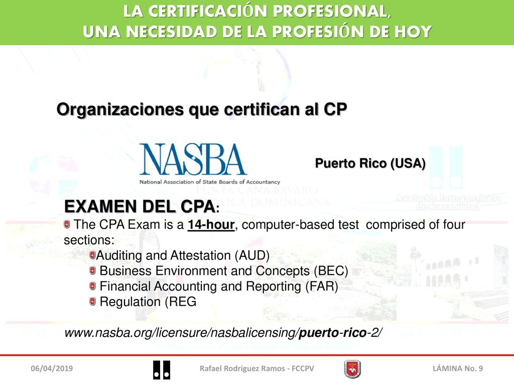 LA CERTIFICACIÓN PROFESIONAL, UNA NECESIDAD DE LA PROFESIÓN DE HOY
