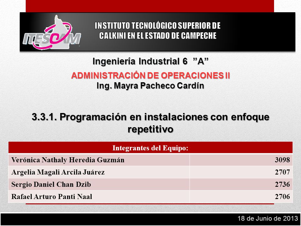 INSTITUTO TECNOLÓGICO SUPERIOR DE CALKINI EN EL ESTADO DE CAMPECHE