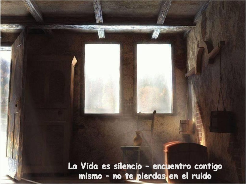 La Vida es silencio – encuentro contigo mismo – no te pierdas en el ruido