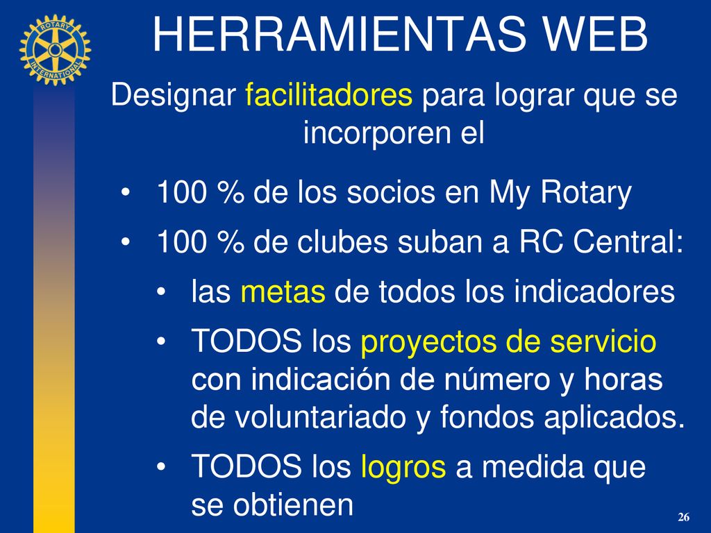 Designar facilitadores para lograr que se incorporen el