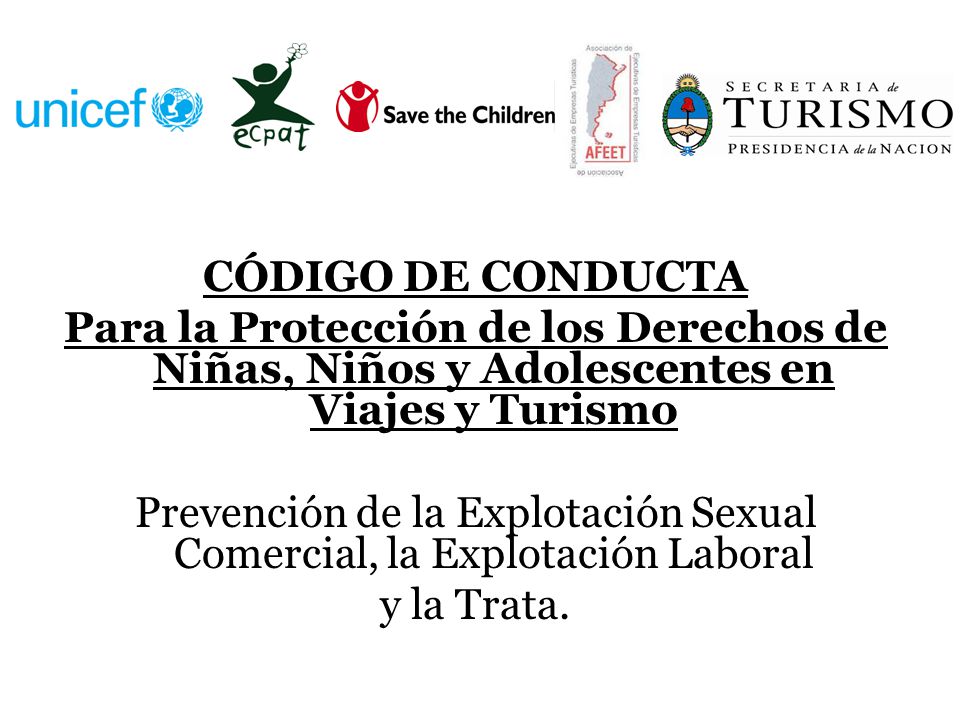 Prevención de la Explotación Sexual Comercial, la Explotación Laboral