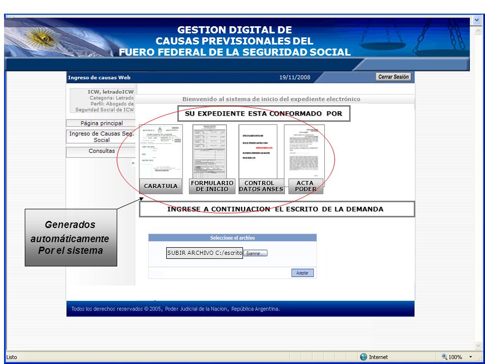 CAUSAS PREVISIONALES DEL FUERO FEDERAL DE LA SEGURIDAD SOCIAL