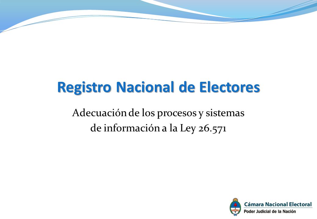 Adecuación de los procesos y sistemas de información a la Ley