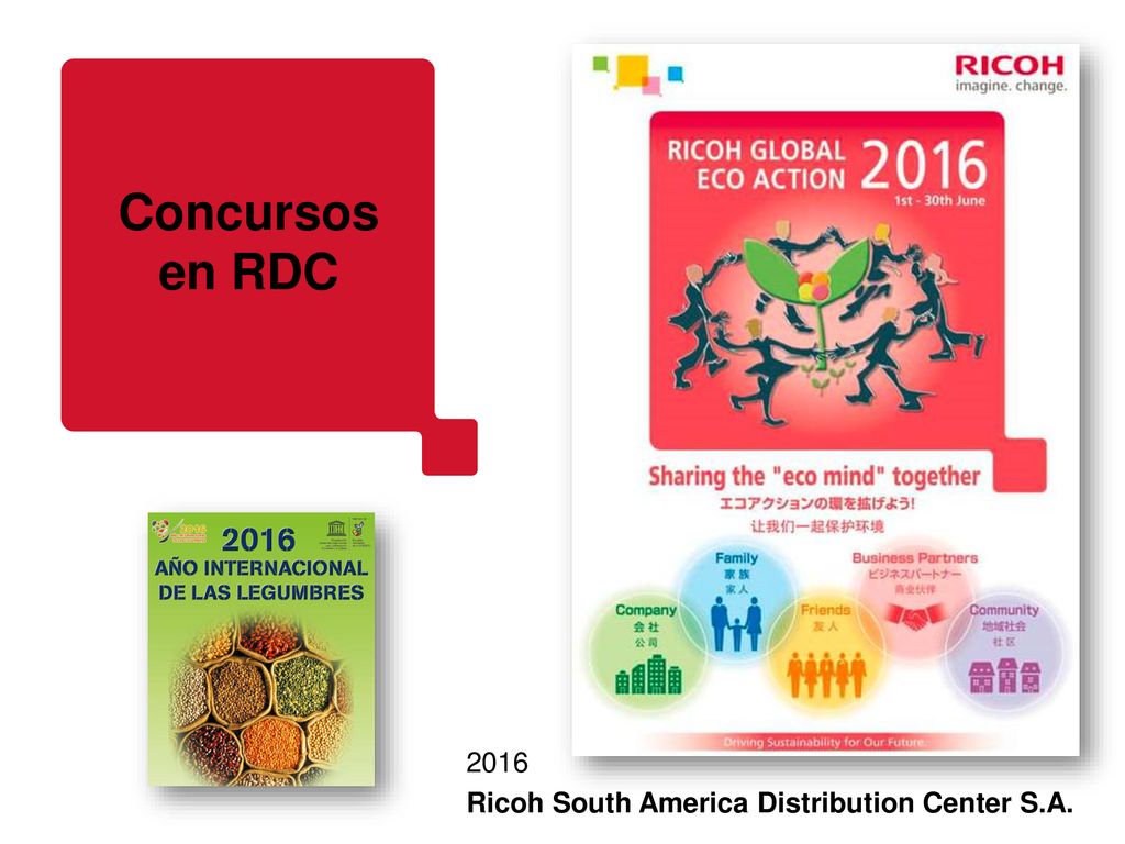 Concursos en RDC 2016 Ricoh South America Distribution Center S.A.