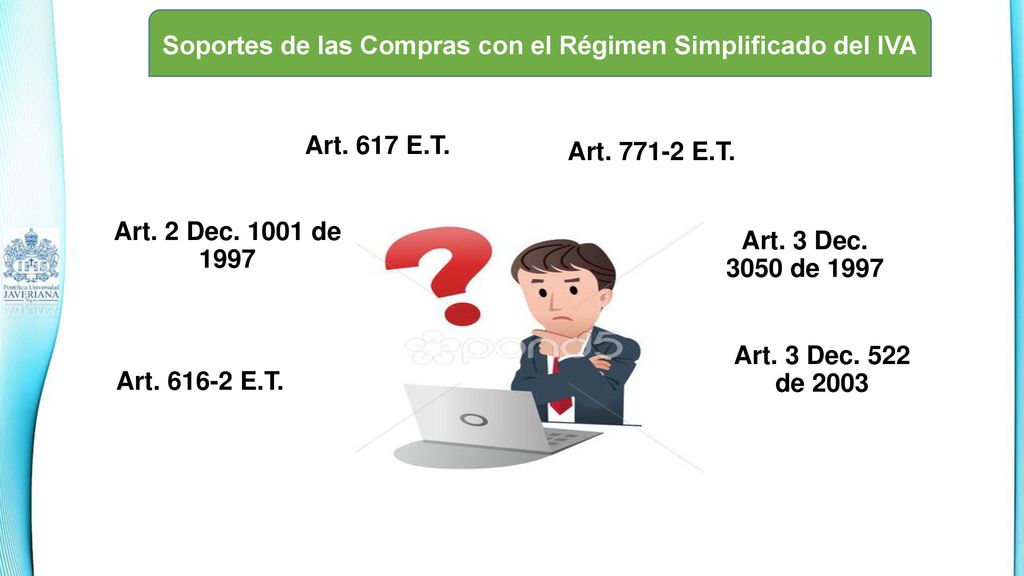 Soportes de las Compras con el Régimen Simplificado del IVA