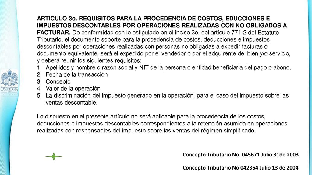 Fecha de la transacción Concepto Valor de la operación