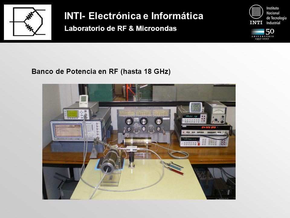 INTI- Electrónica e Informática Laboratorio de RF & Microondas