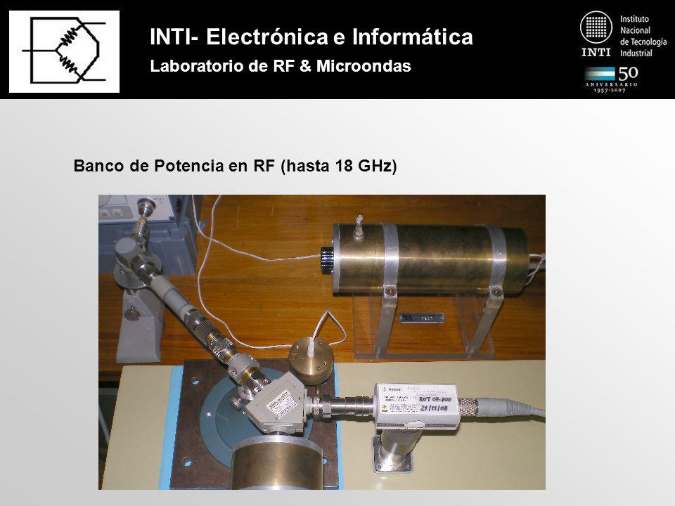 INTI- Electrónica e Informática Laboratorio de RF & Microondas