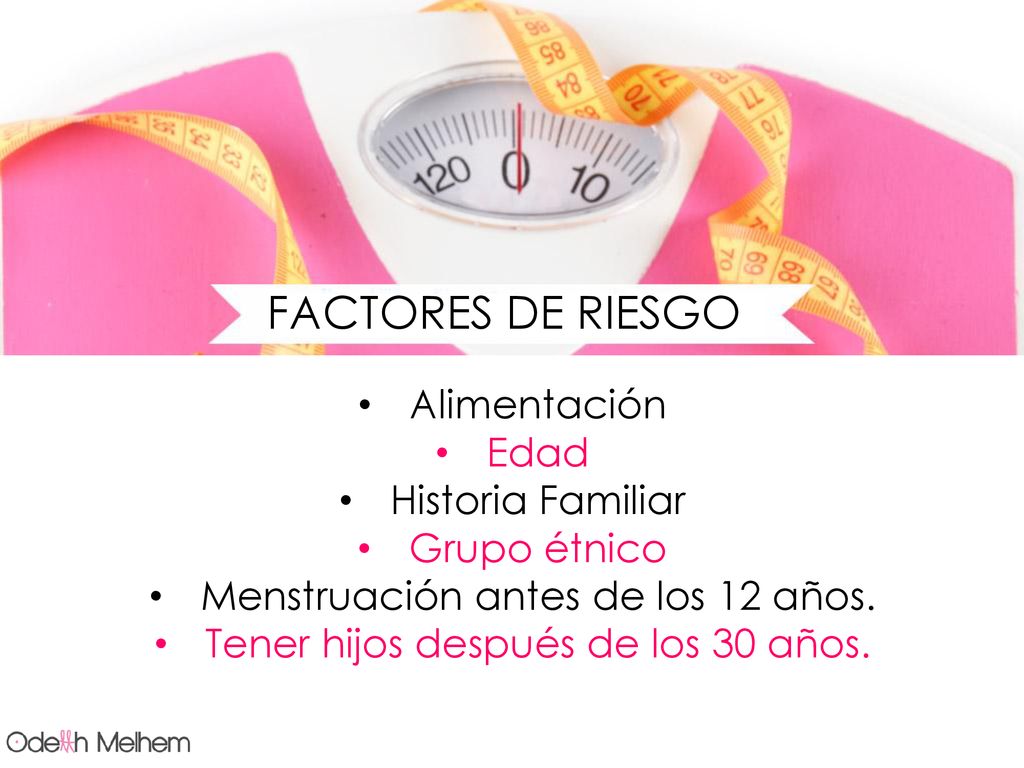 FACTORES DE RIESGO Alimentación Edad Historia Familiar Grupo étnico