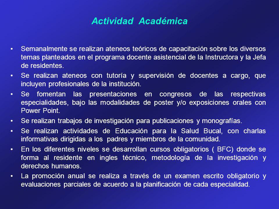 Actividad Académica