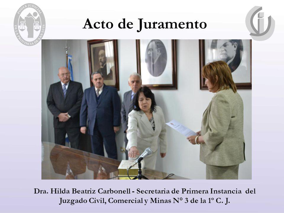 Acto de Juramento Dra.