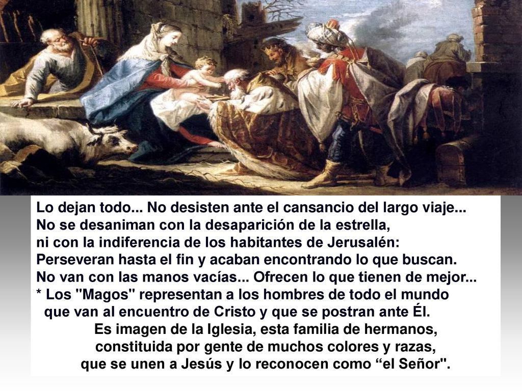 Lo dejan todo... No desisten ante el cansancio del largo viaje...
