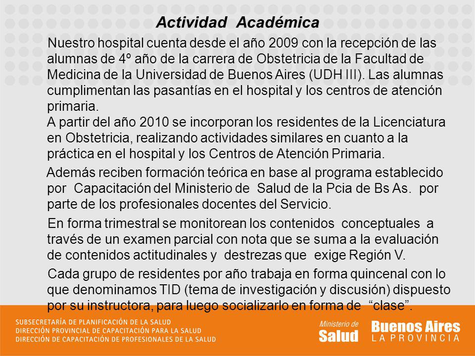 Actividad Académica