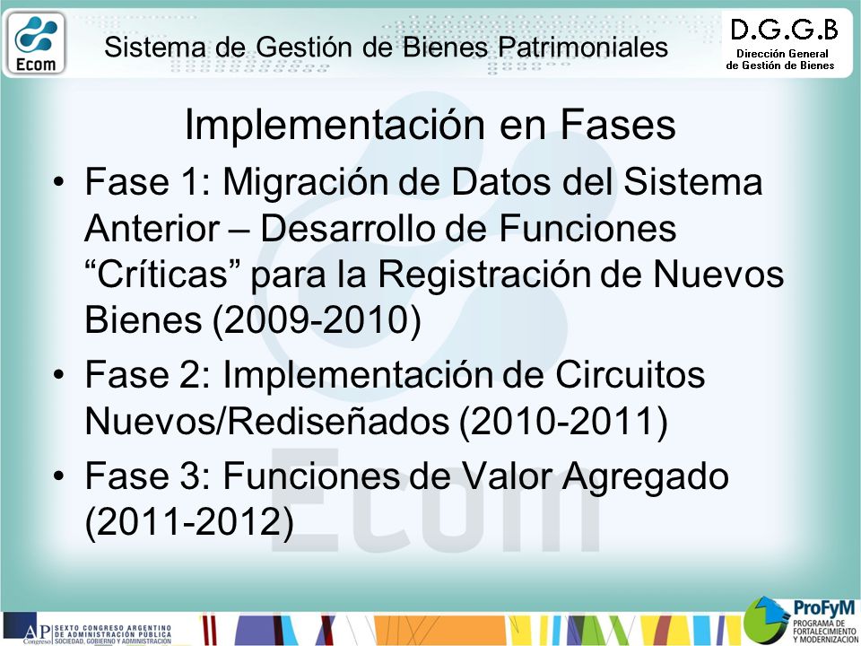 Implementación en Fases