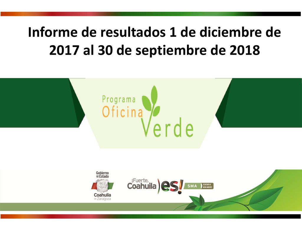 Informe de resultados 1 de diciembre de 2017 al 30 de septiembre de 2018