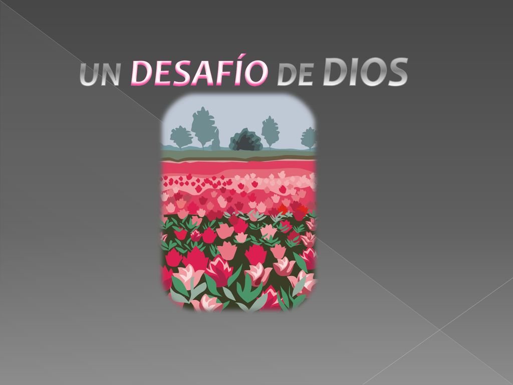 UN DESAFÍO DE DIOS