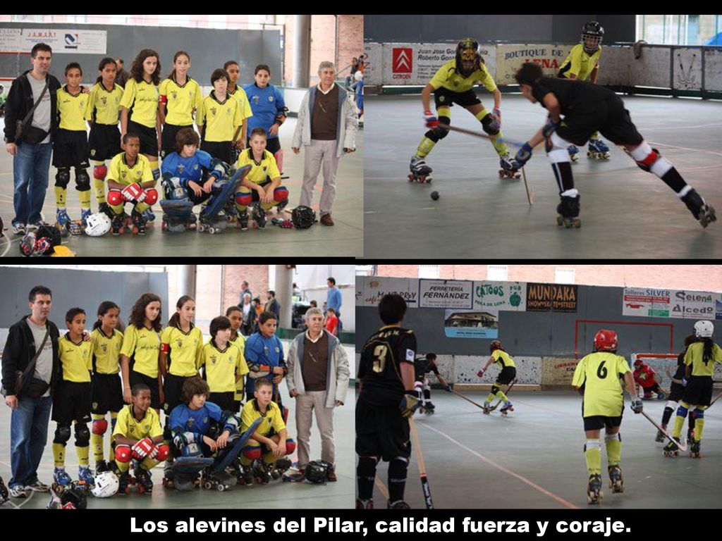 Los alevines del Pilar, calidad fuerza y coraje.