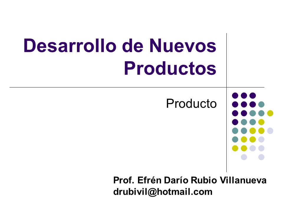 Desarrollo de Nuevos Productos