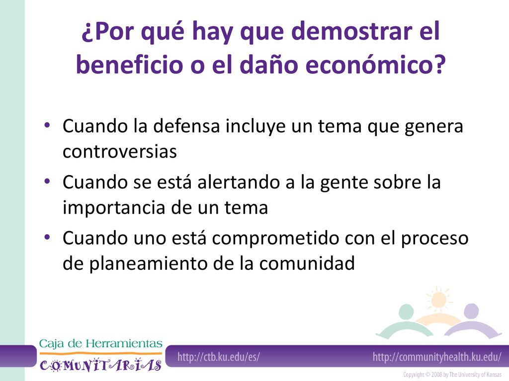 ¿Por qué hay que demostrar el beneficio o el daño económico