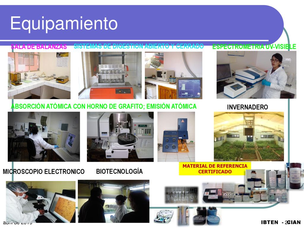 Equipamiento SALA DE BALANZAS SISTEMAS DE DIGESTION ABIERTO Y CERRADO