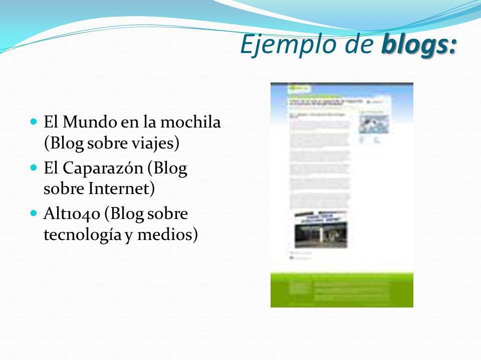 Idea y uso de los Blogs en Internet - ppt descargar