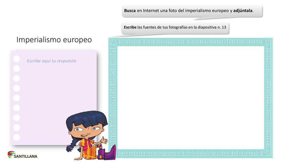 Busca en Internet una foto del imperialismo europeo y adjúntala.