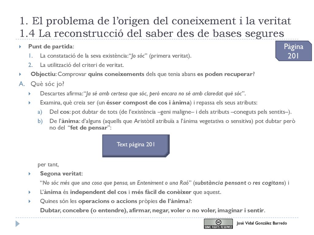 1. El problema de l’origen del coneixement i la veritat 1