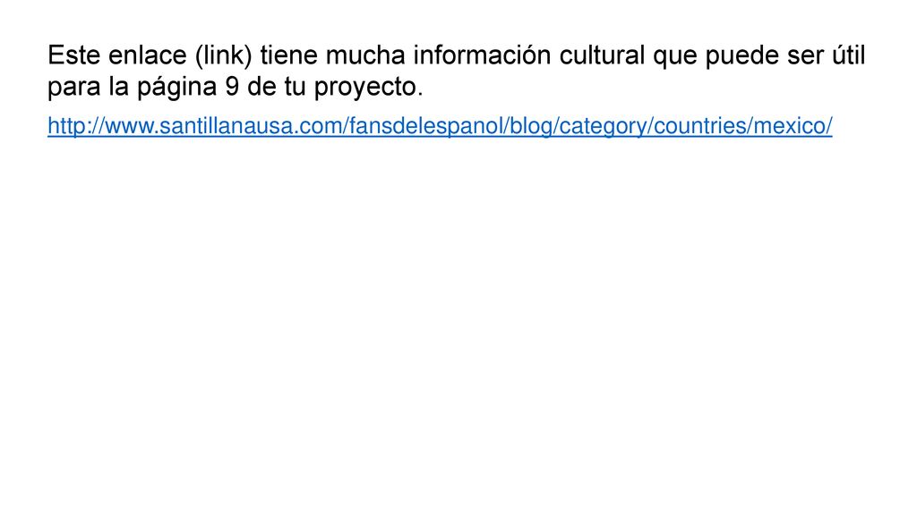 Este enlace (link) tiene mucha información cultural que puede ser útil