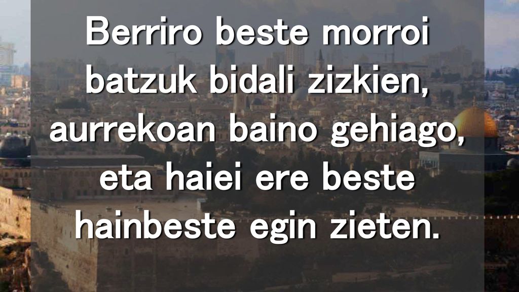 Berriro beste morroi batzuk bidali zizkien, aurrekoan baino gehiago, eta haiei ere beste hainbeste egin zieten.