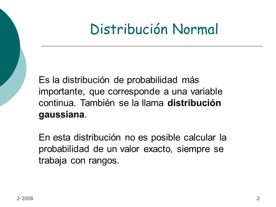 Distribución Normal