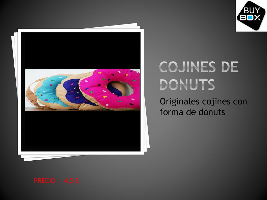 Cojines de donuts Originales cojines con forma de donuts