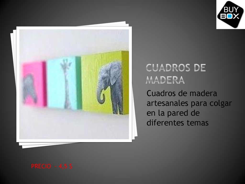 CUADROS DE MADERA Cuadros de madera artesanales para colgar en la pared de diferentes temas.
