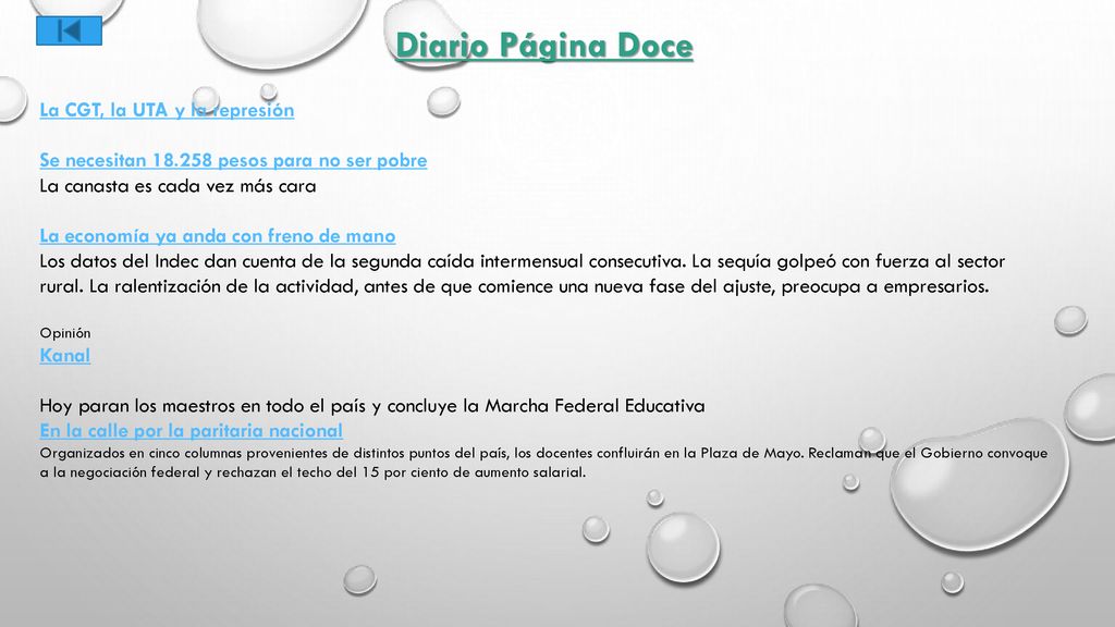 Diario Página Doce La CGT, la UTA y la represión