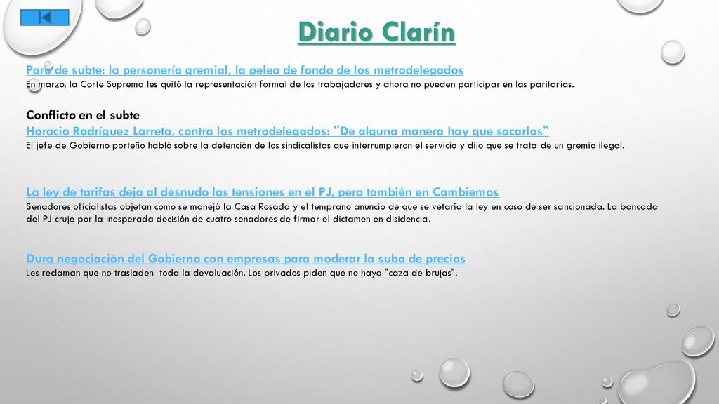 Diario Clarín Paro de subte: la personería gremial, la pelea de fondo de los metrodelegados.