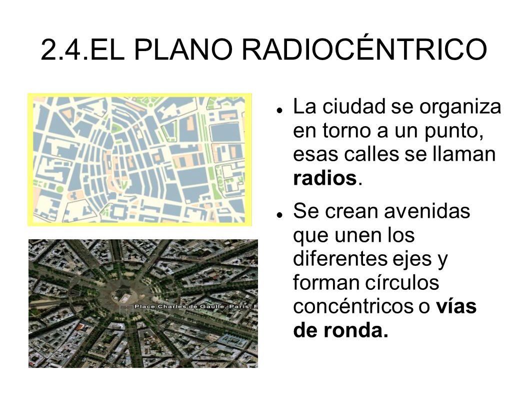 2.4.EL PLANO RADIOCÉNTRICO