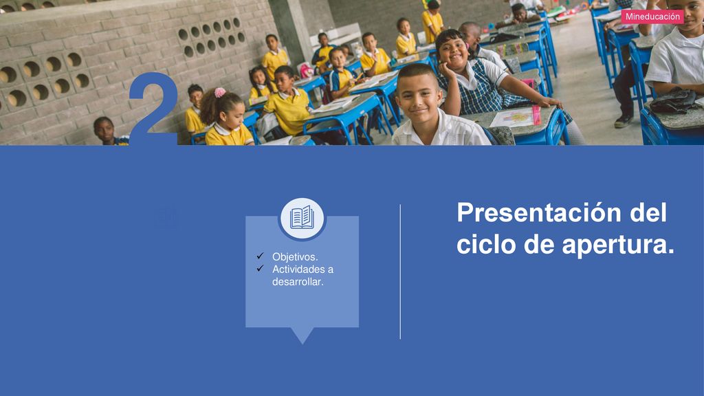 2 Presentación del ciclo de apertura. Objetivos.