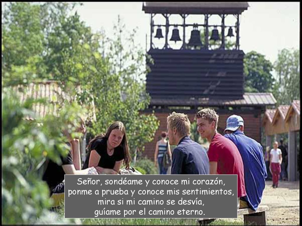 Señor, sondéame y conoce mi corazón, ponme a prueba y conoce mis sentimientos, mira si mi camino se desvía, guíame por el camino eterno.