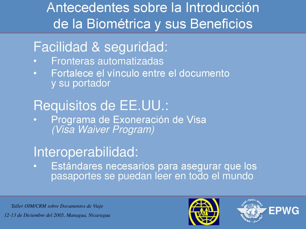Antecedentes sobre la Introducción de la Biométrica y sus Beneficios